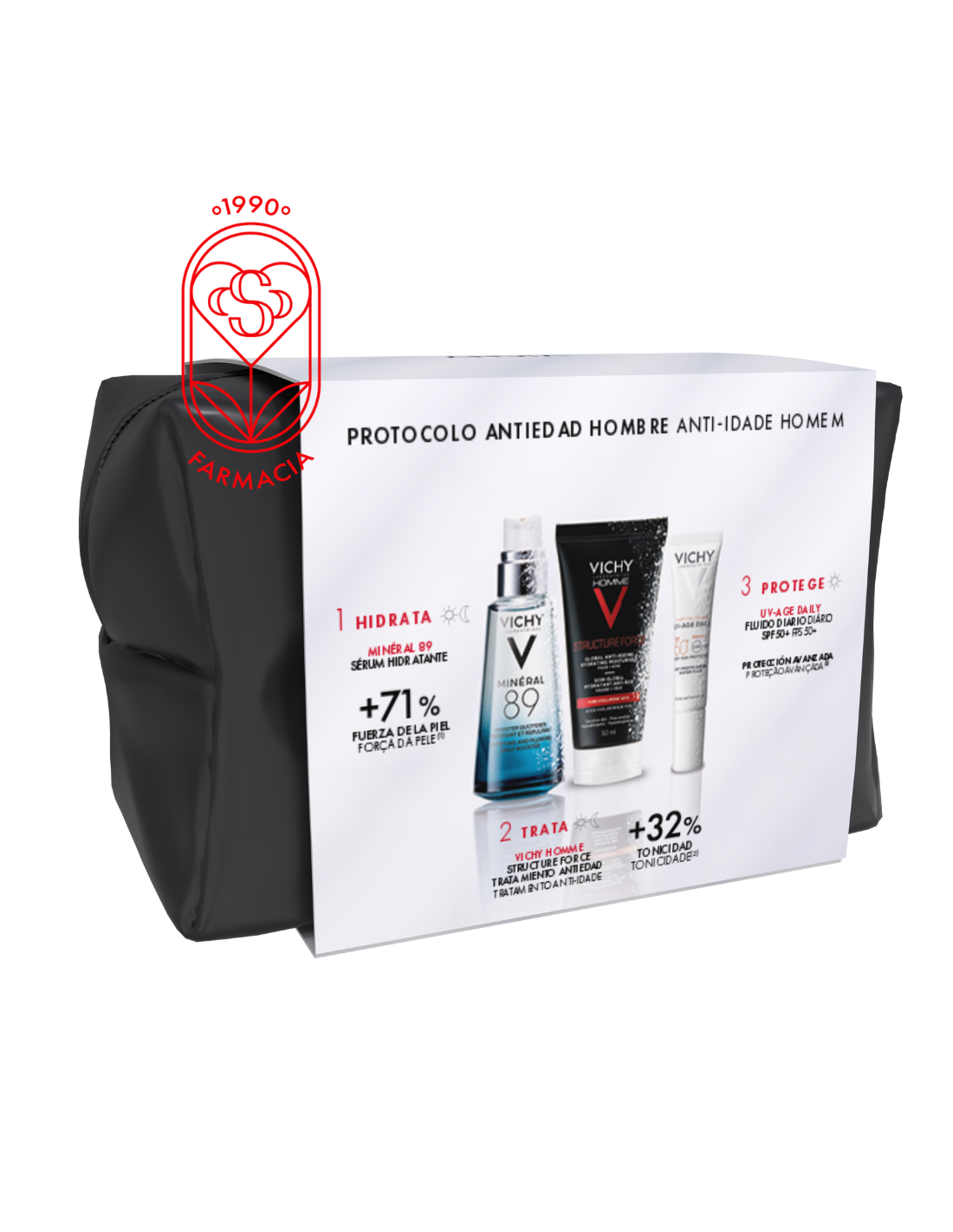 VICHY COFRE PROTOCOLO ANTIEDAD HOMBRE (MINERAL...
