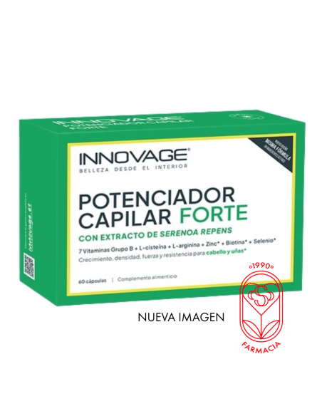 INNOVAGE POTENCIADOR CAPILAR FORTE - pack promocional 2 meses 60 cápsulas