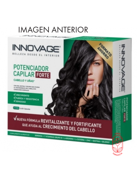 INNOVAGE POTENCIADOR CAPILAR FORTE - pack promocional 2 meses 60 cápsulas