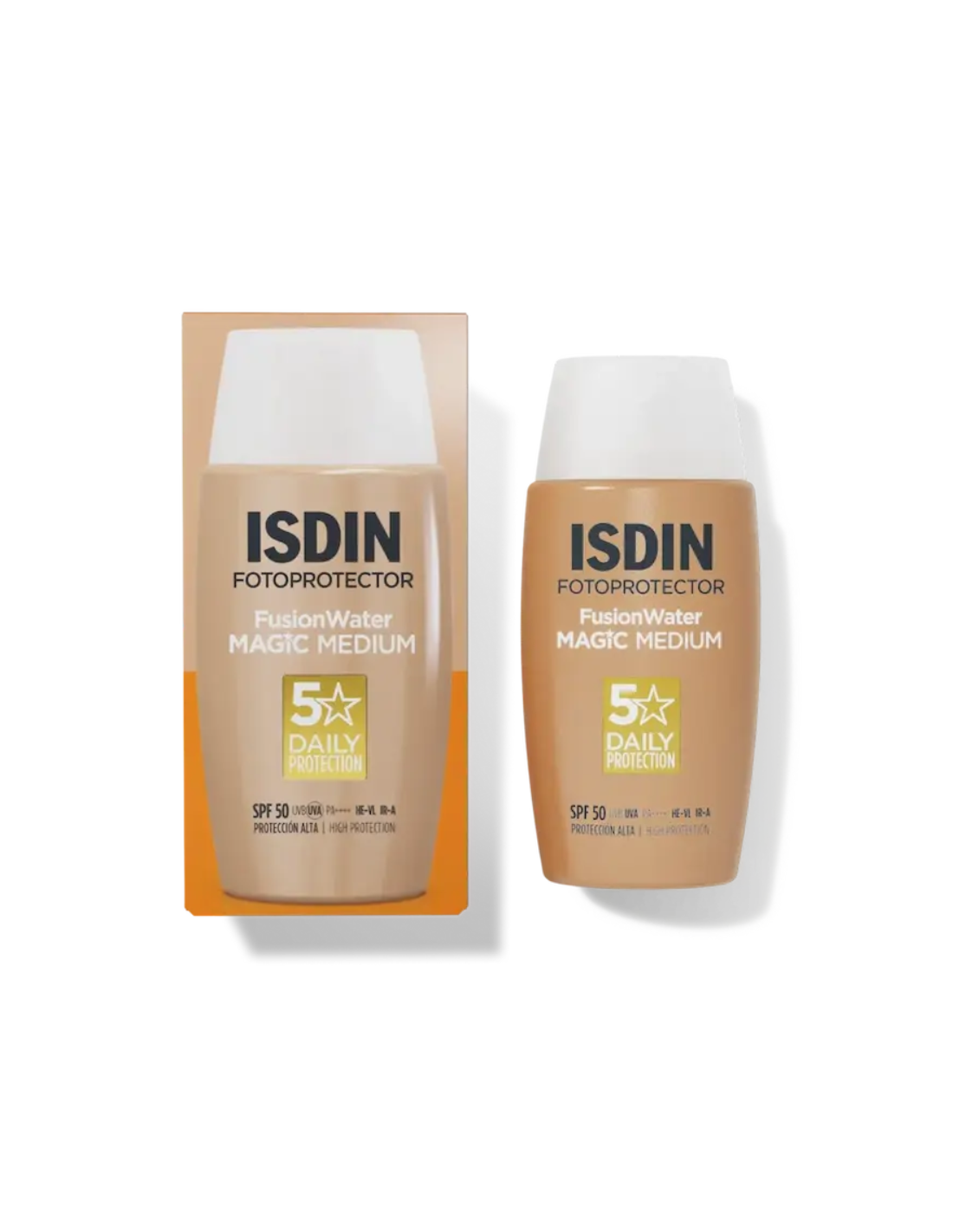 ISDIN FOTOPROTECTOR SPF-50 FUSION WATER MAGIC COLOR TONO...