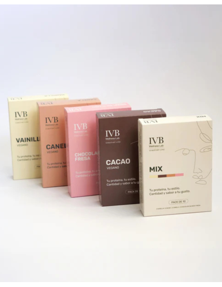 IVB GO&START STICKS DE SABORES (PARA LA PROTEÍNA O TUS COMPLEMENTOS EN POLVO) 10 SOBRES