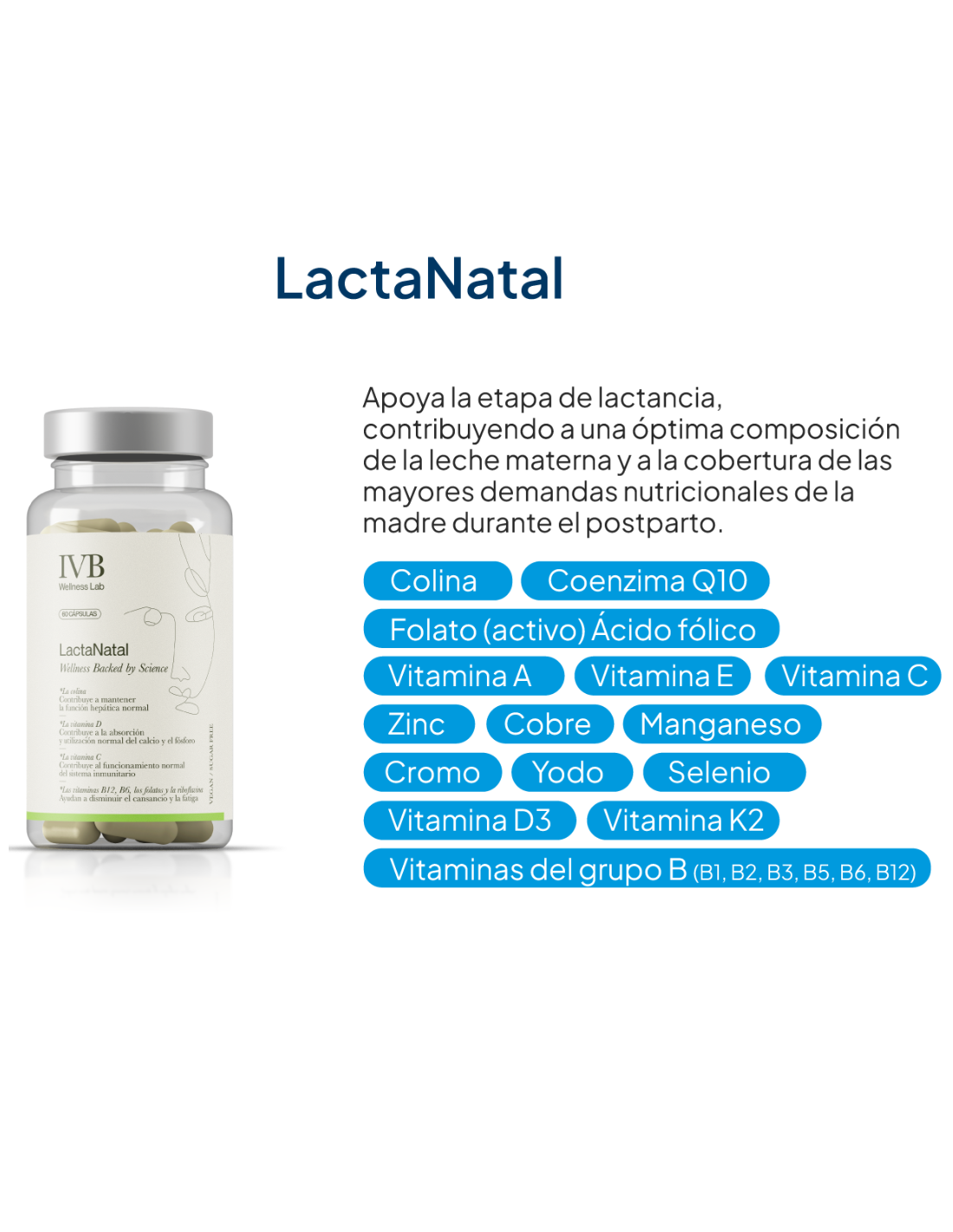 IVB LACTANATAL 60 Cápsulas