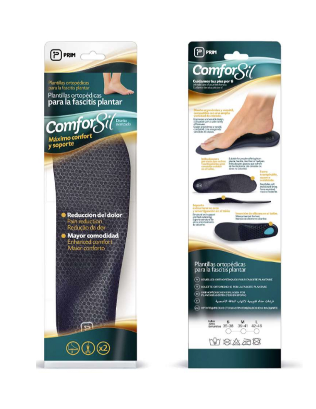 PRIM PLANTILLAS FASCITIS PLANTAR- 1par
