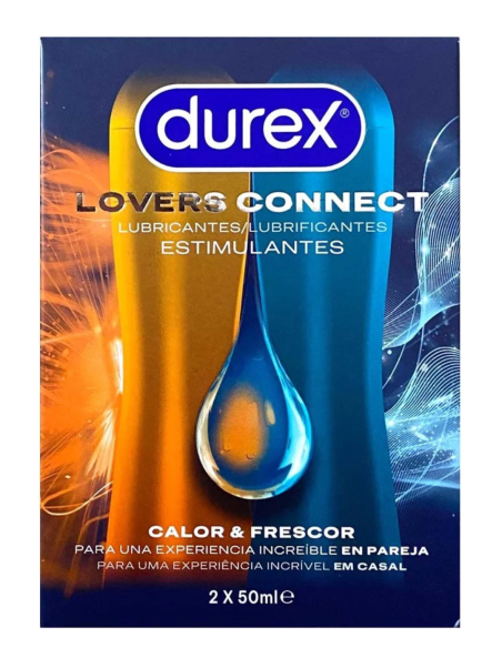DUREX LOVERS CONNECT LUBRICANTES ESTIMULANTES 50mlx2