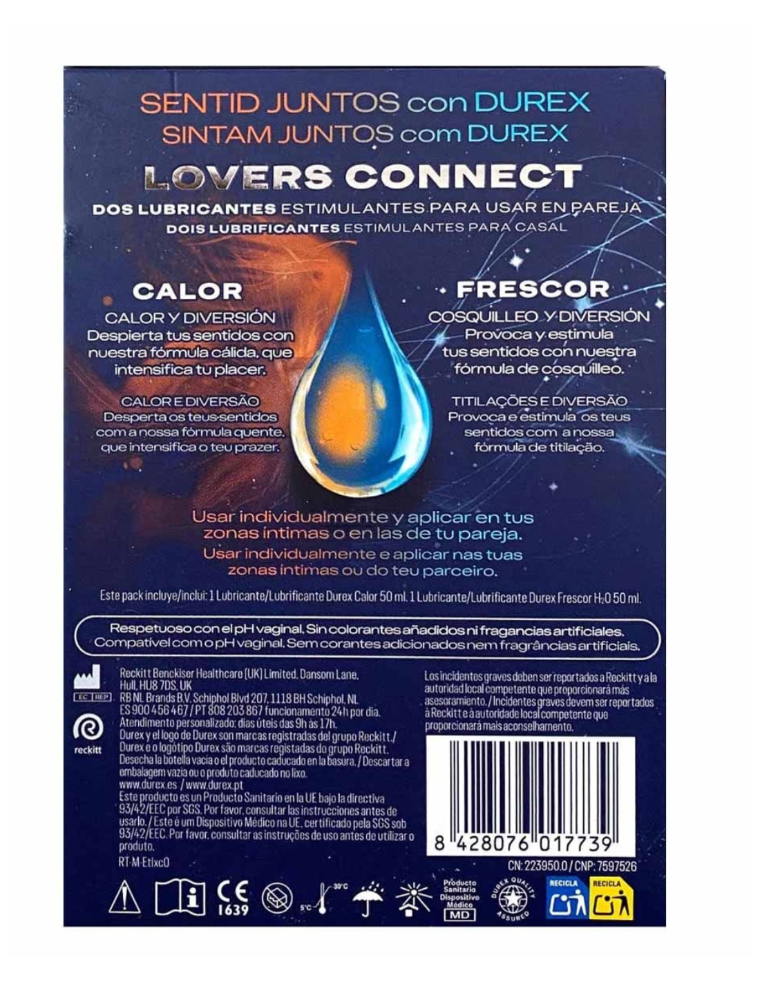 DUREX LOVERS CONNECT LUBRICANTES ESTIMULANTES...
