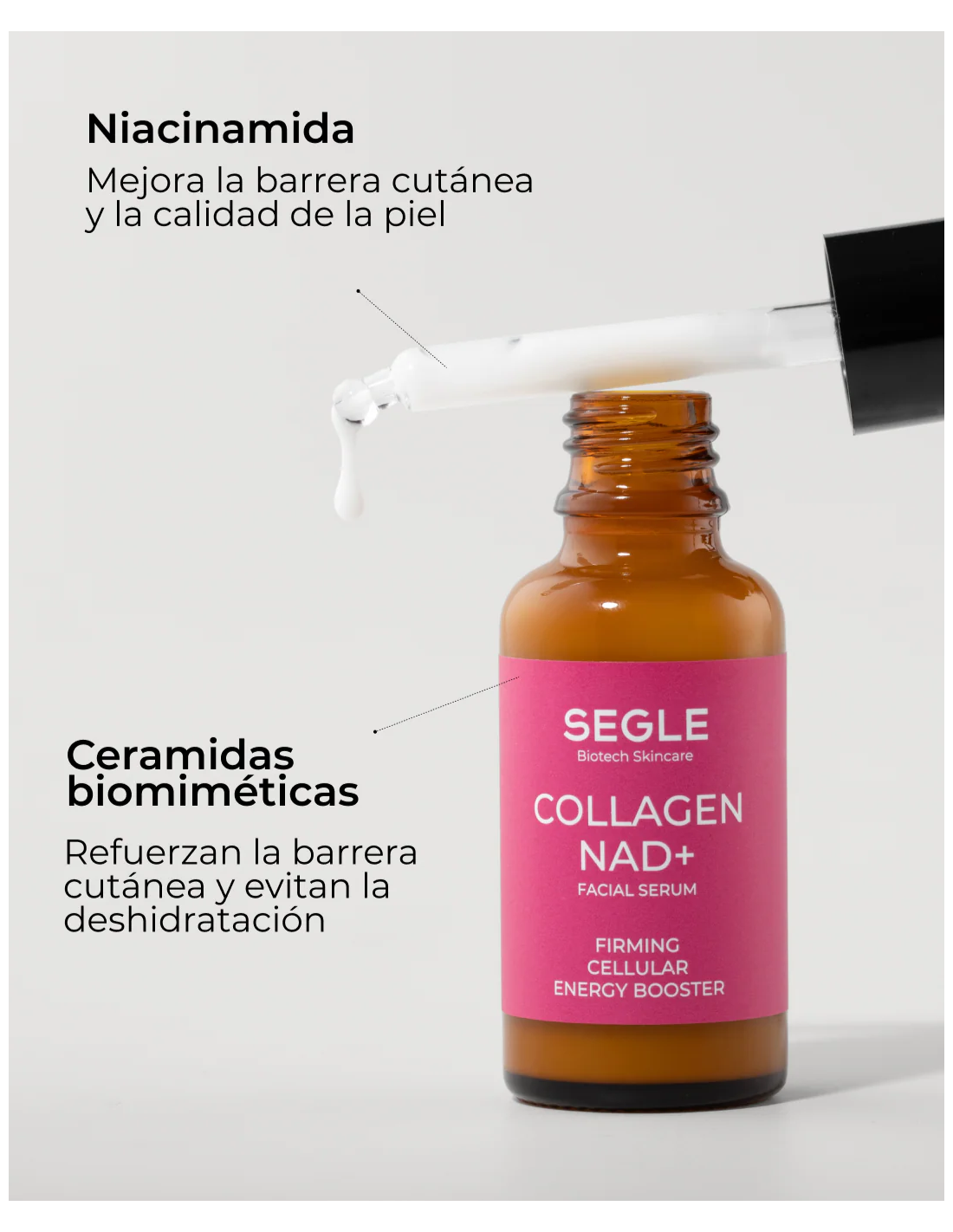 SEGLE COLLAGEN NAD+ SERUM FACIAL 30ML...