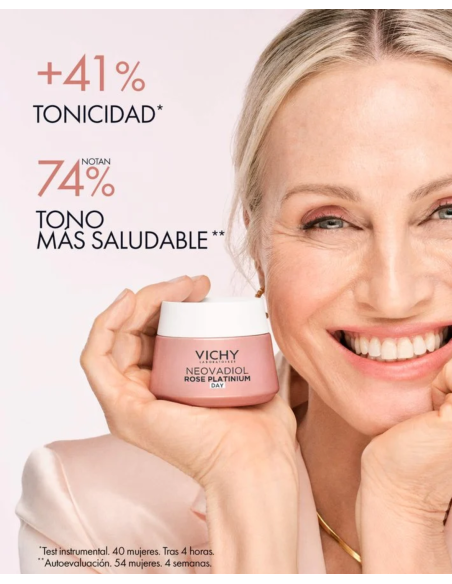 VICHY NEOVADIOL ROSE PLATINIUM CREMA DE DÍA FORTIFICANTE Y REVITALIZANTE 50ML