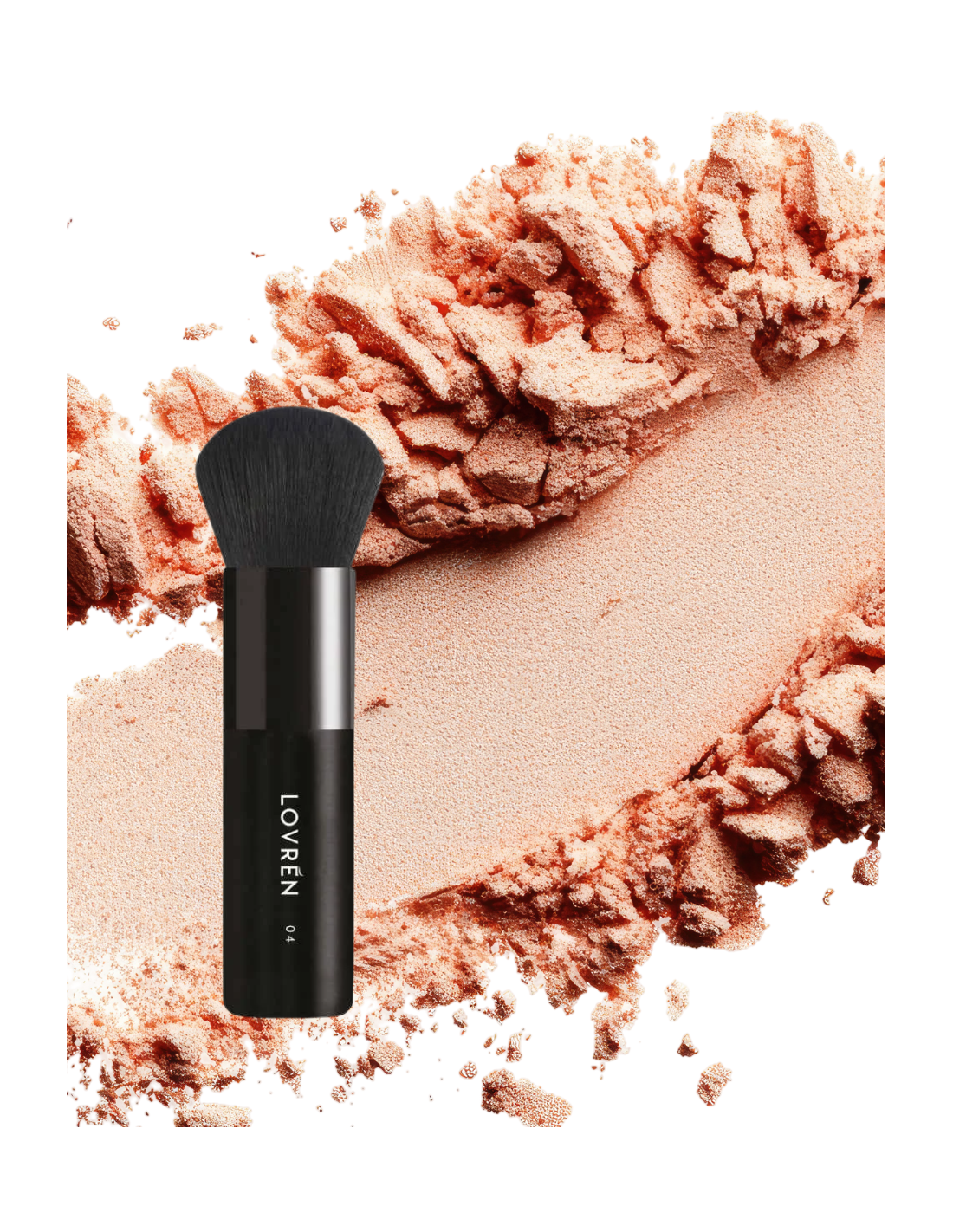 LOVREN BROCHA nº4 PARA BASE DE MAQUILLAJE...