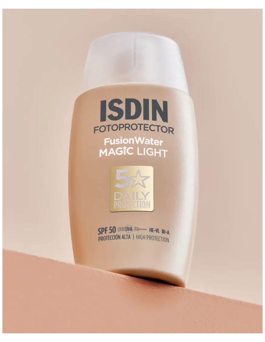 ISDIN FUSION WATER MAGIC COLOR TONO LIGHT SPF 50-  50 mL