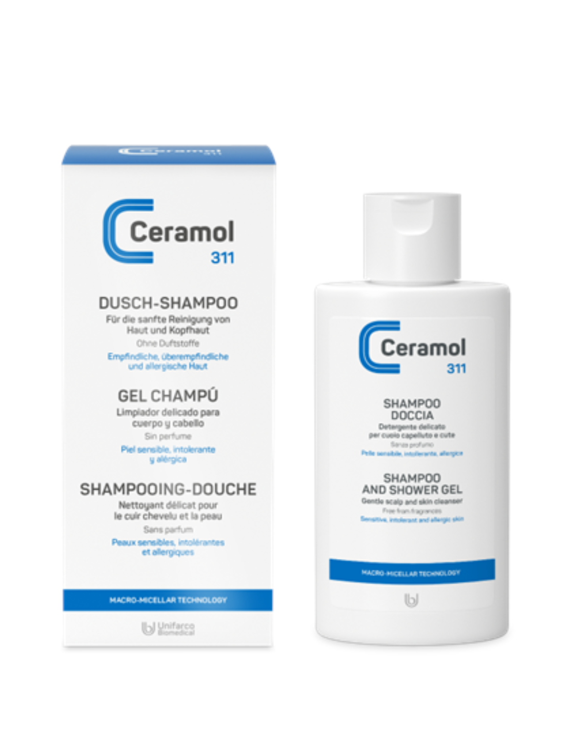 CERAMOL GEL CHAMPÚ 311 200ml 2