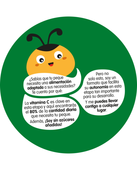 BLEDINA BOLSITA POUCH DE MANZANA Y PLATANO +6 meses 100 gramos