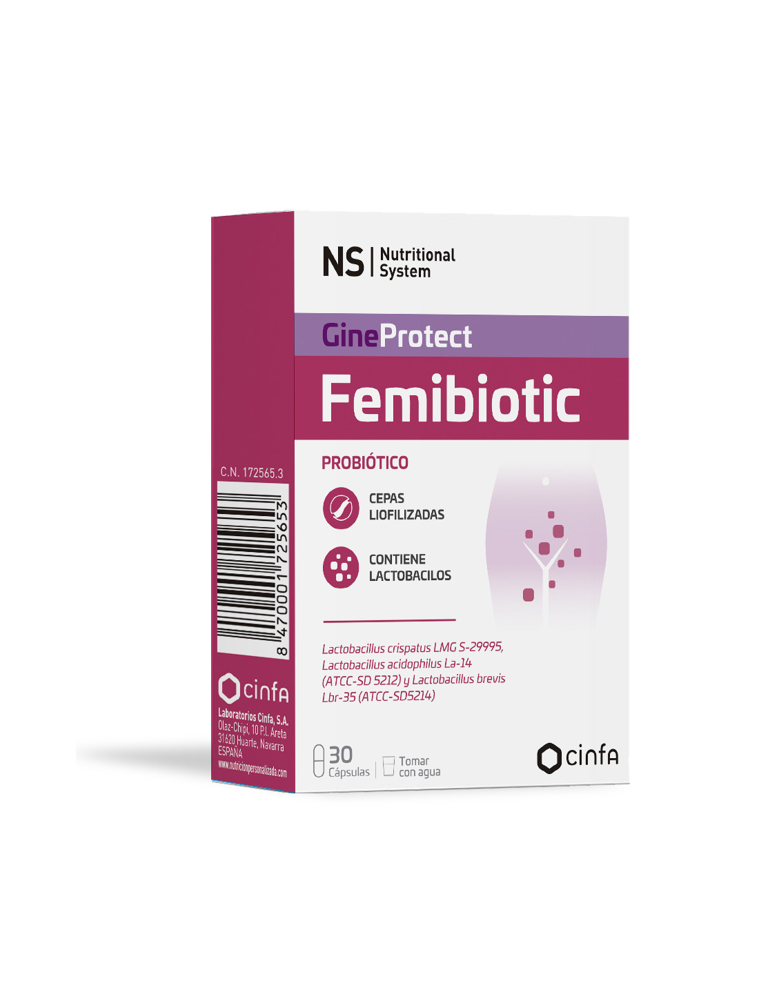 CINFA NS GINEPROTECT FEMIBIOTIC 30 cápsulas