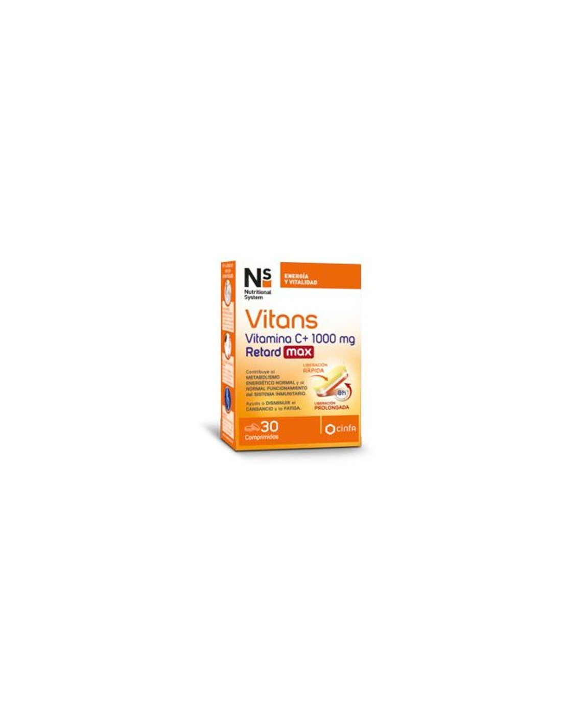 CINFA NS VITANS VITAMINA C+ 1000mg RETARD MAX 30 comprimidos