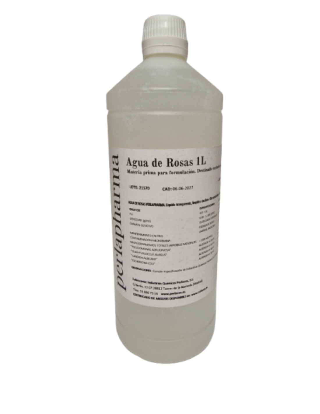 AGUA DE ROSAS PERLAPHARMA 1 litro