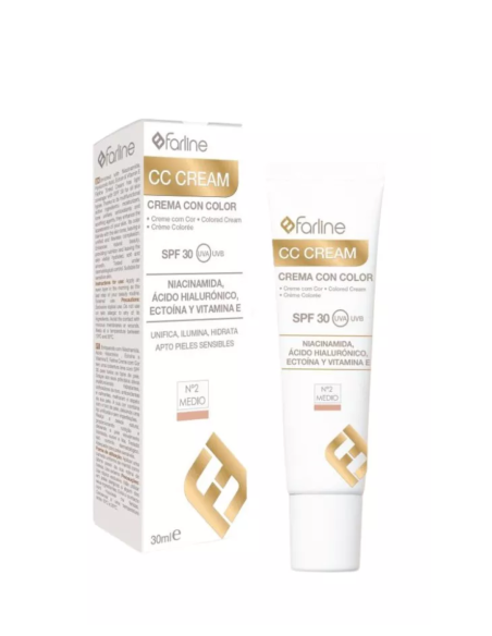 FARLINE CC CREAM COLOR MEDIO TONO 02 30ml