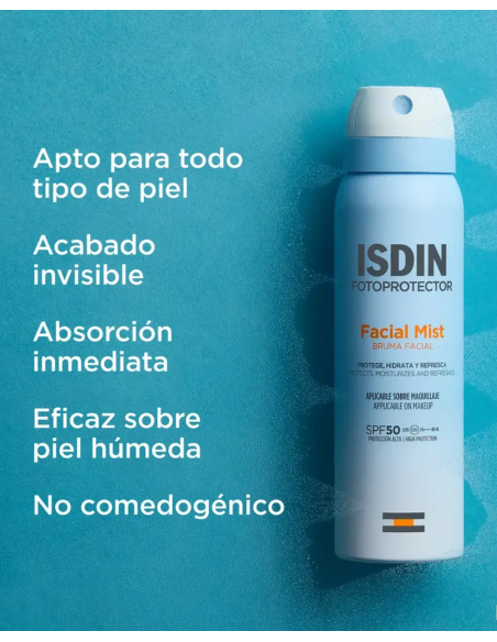 ISDIN FOTOPROTECTOR FACIAL MIST BRUMA FACIAL SPF50 100ml