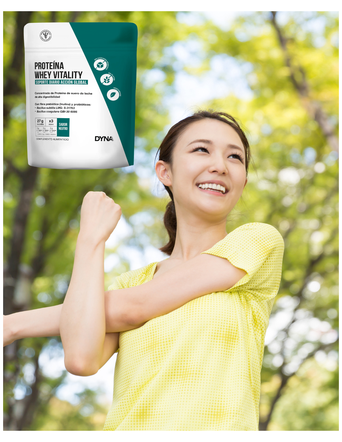 DYNA PROTEÍNA WHEY VITALITY SABOR NEUTRO 500 gramos 2