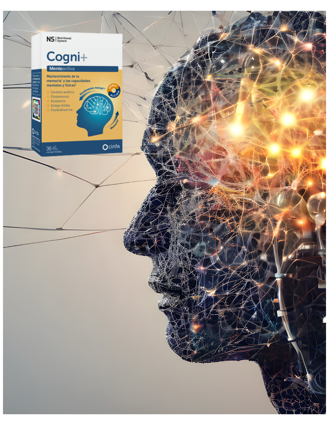 CINFA NS VITANS COGNI+ MENTE ACTIVA  30 comprimidos 2