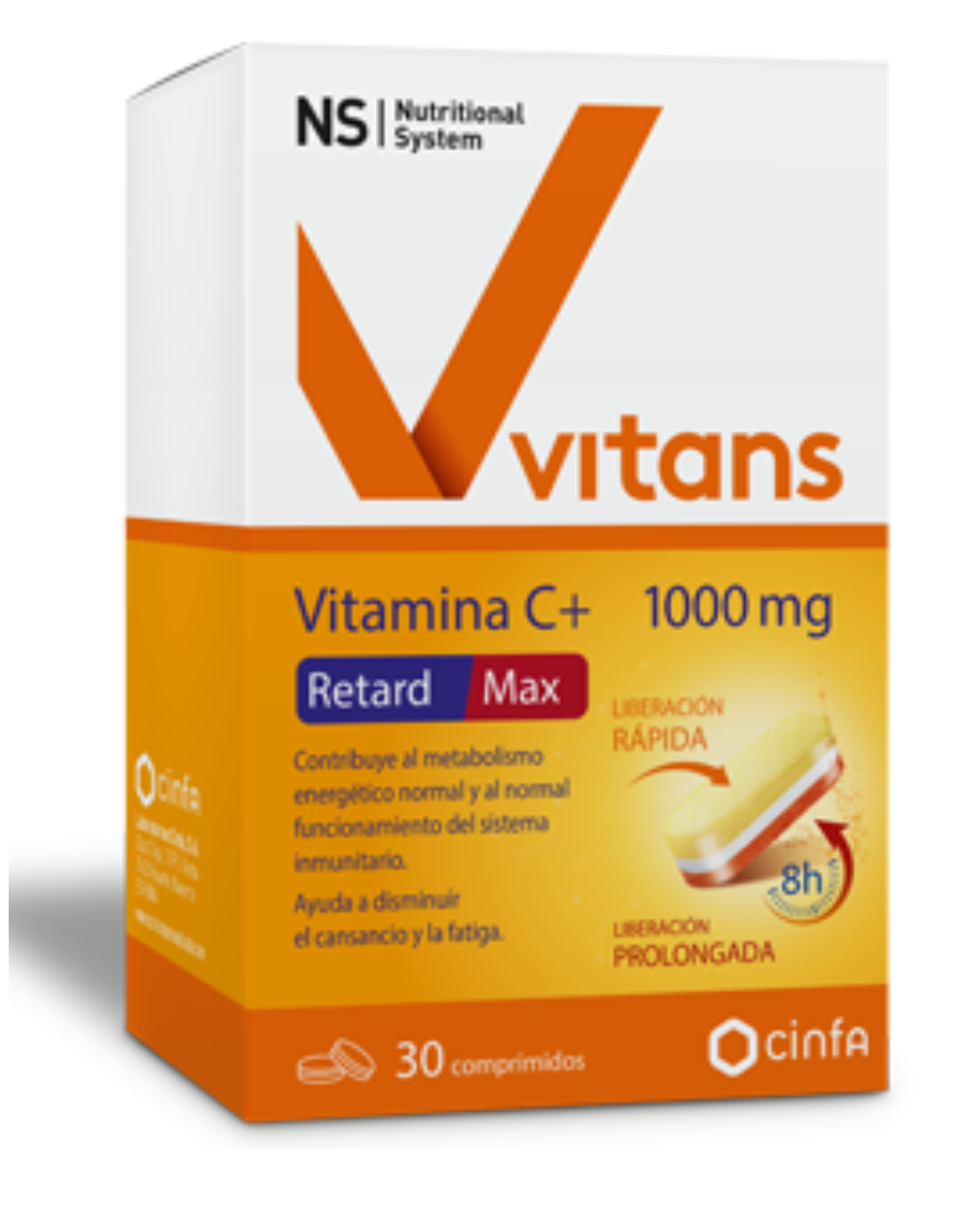 CINFA NS VITANS VITAMINA C+ 1000mg RETARD MAX 30 comprimidos