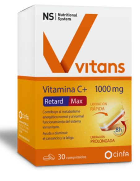 CINFA NS VITANS VITAMINA C+ 1000mg RETARD MAX 30 comprimidos