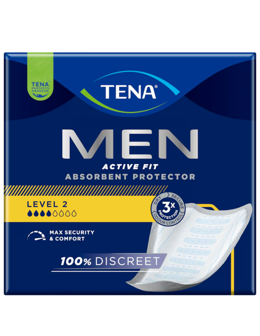 TENA MEN ACTIVE FIT LEVEL 2- 20 unidades