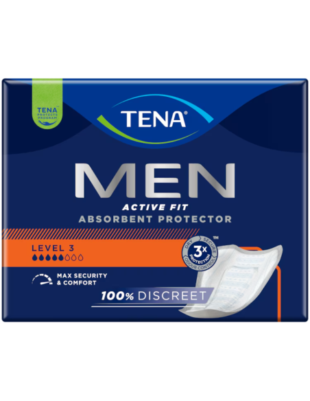 TENA MEN ACTIVE FIT LEVEL 3- 16 unidades