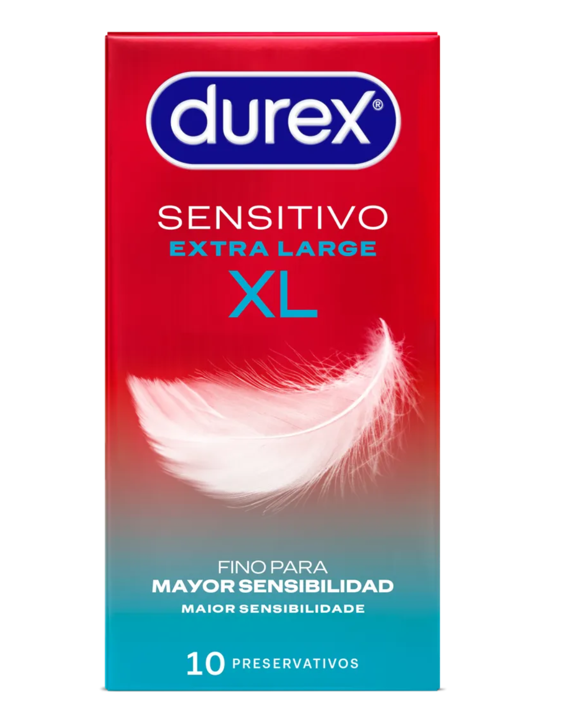 DUREX SENSITIVO XL PRESERVATIVOS 10 unidades