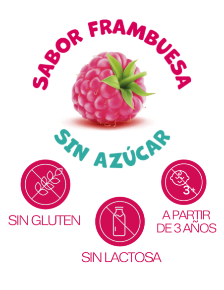 STADA OROFAR KIDS  8 PIRULETAS SABOR FRAMBUESA