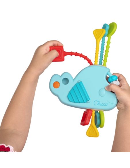 CHICCO BALLENA PULL STRING JUGUETE AUTO APRENDIZAJE