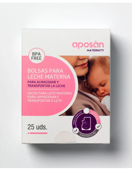 APOSAN BOLSAS RECOGIDA LECHE MATERNA 25 unidades