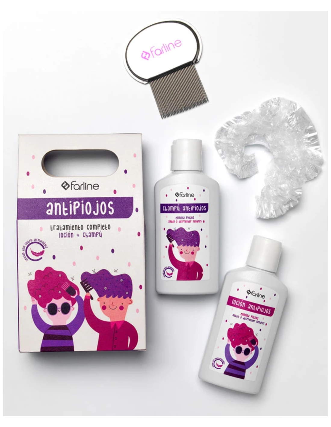 FARLINE PACK ANTIPIOJOS CHAMPU + LOCION...