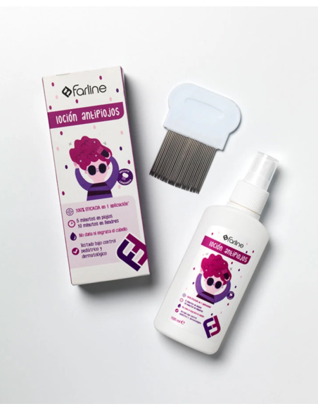 FARLINE LOCION ANTIPIOJOS 5 MINUTOS - 100 mL