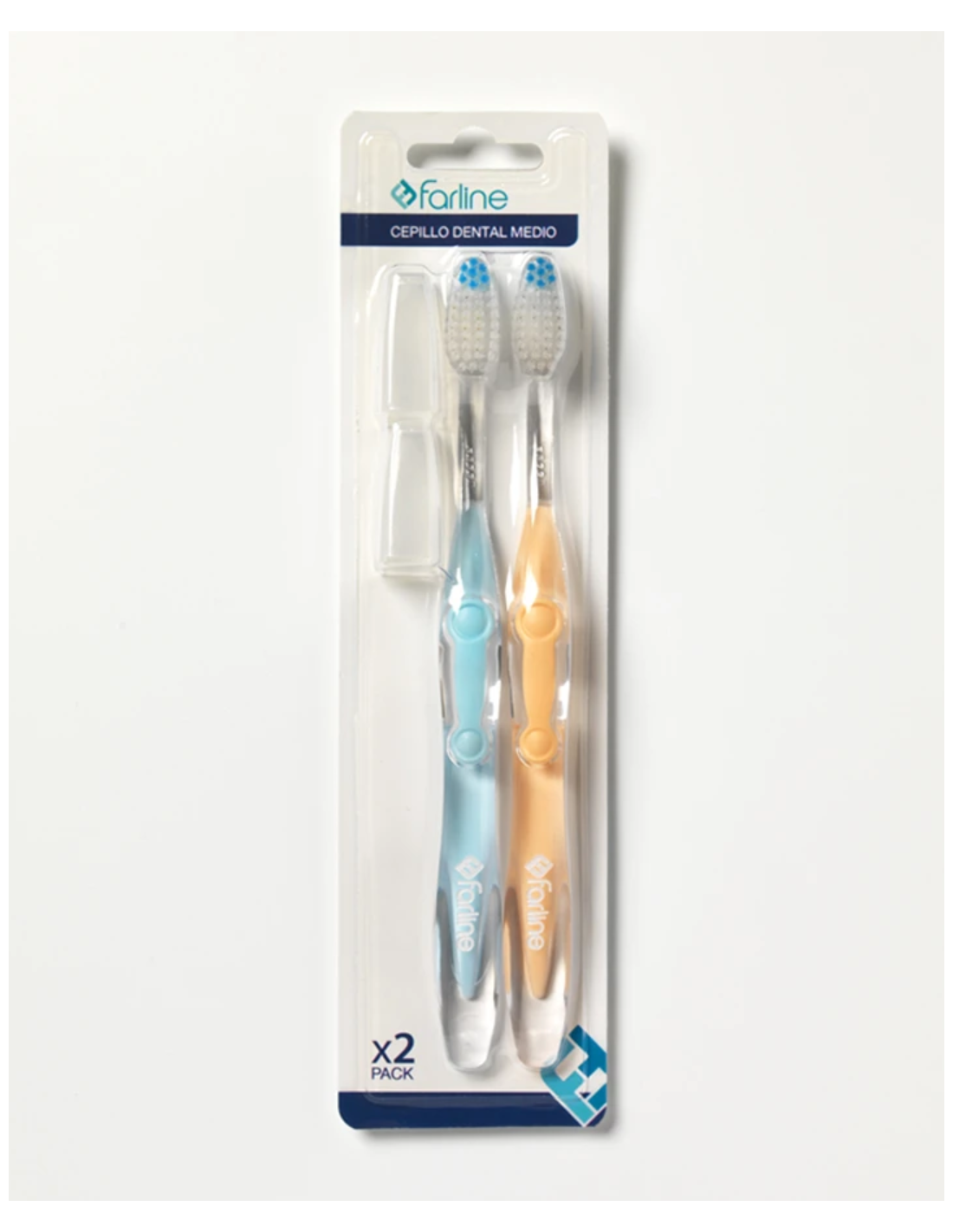 FARLINE PACK CEPILLO DIENTES DUREZA MEDIA- 2...