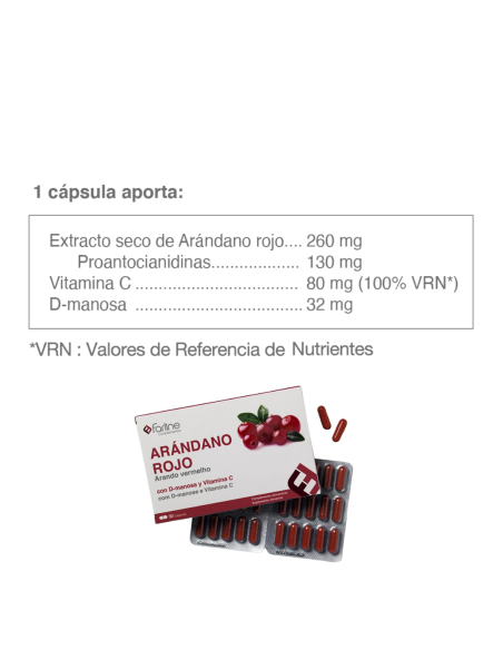 FARLINE ARÁNDANO ROJO 30 cápsulas