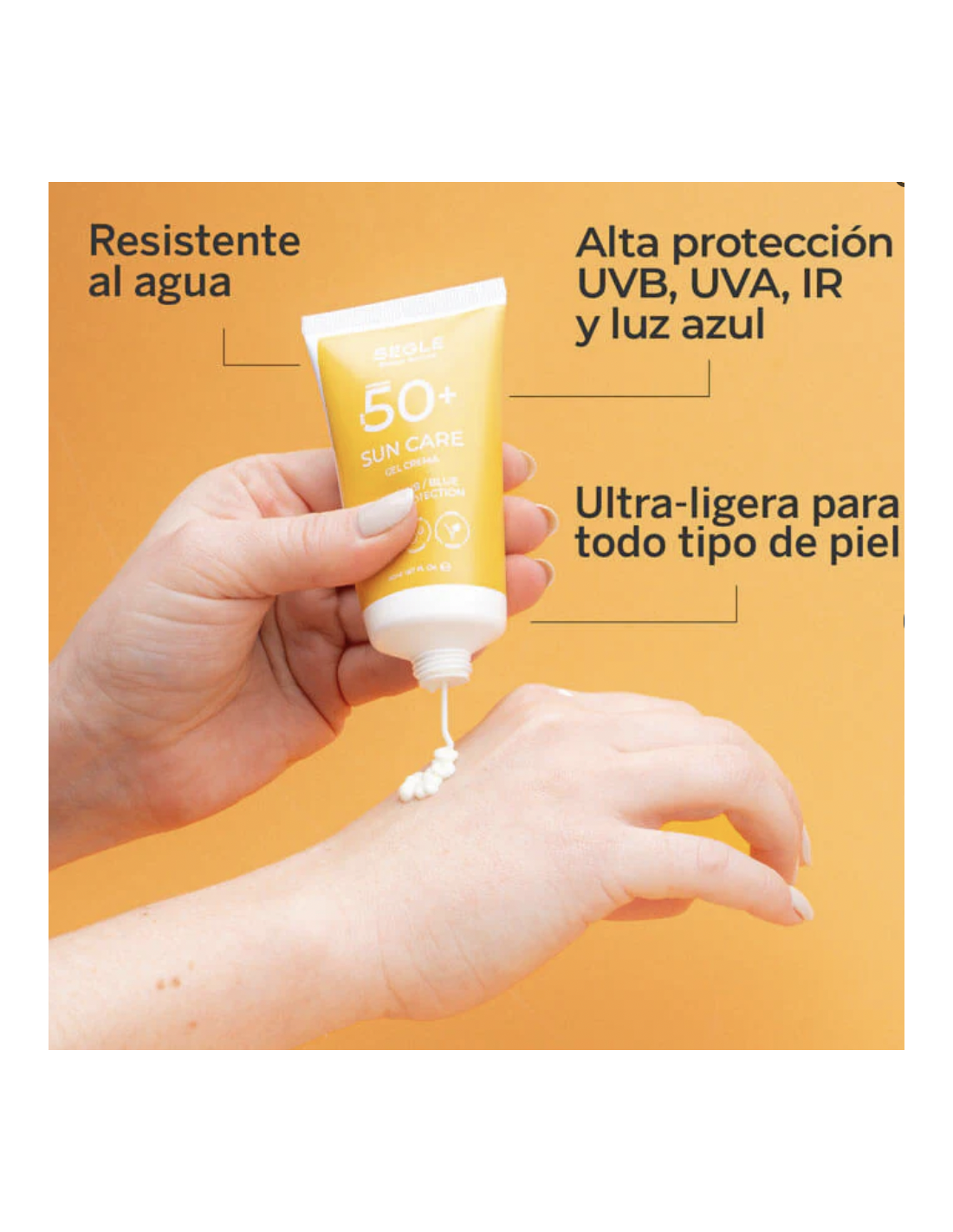 SEGLE CREMA FACIAL SPF50+ PROTECTOR SOLAR 50ml