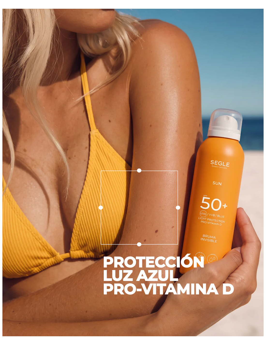SEGLE BRUMA SOLAR CORPORAL INVISIBLE SPF50+ 200ml 2