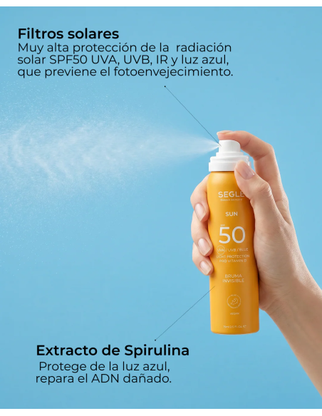 SEGLE BRUMA SOLAR CORPORAL INVISIBLE SPF50+ 200ml