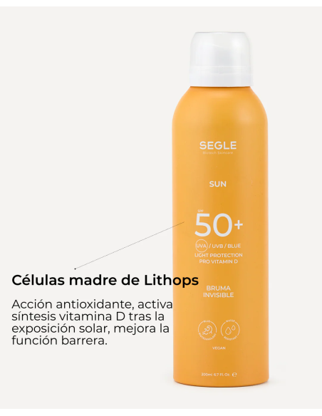 SEGLE BRUMA SOLAR CORPORAL INVISIBLE SPF50+ 200ml