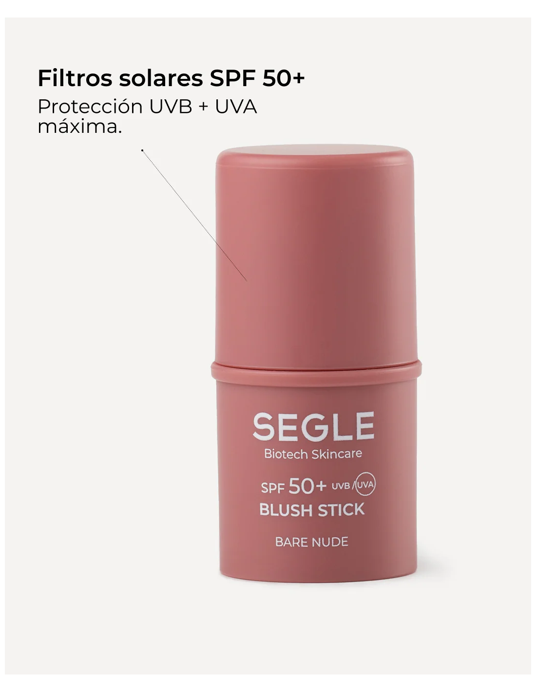 SEGLE BLUSH STICK SPF50+ TOASTED KISS