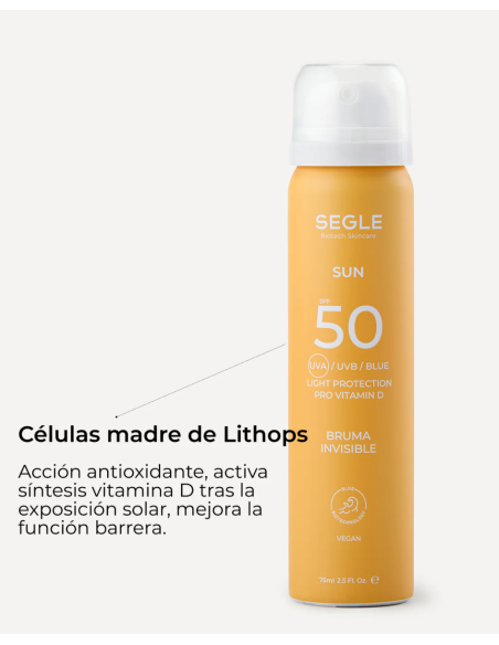 SEGLE BRUMA SOLAR FACIAL INVISIBLE SPF 50 75ml