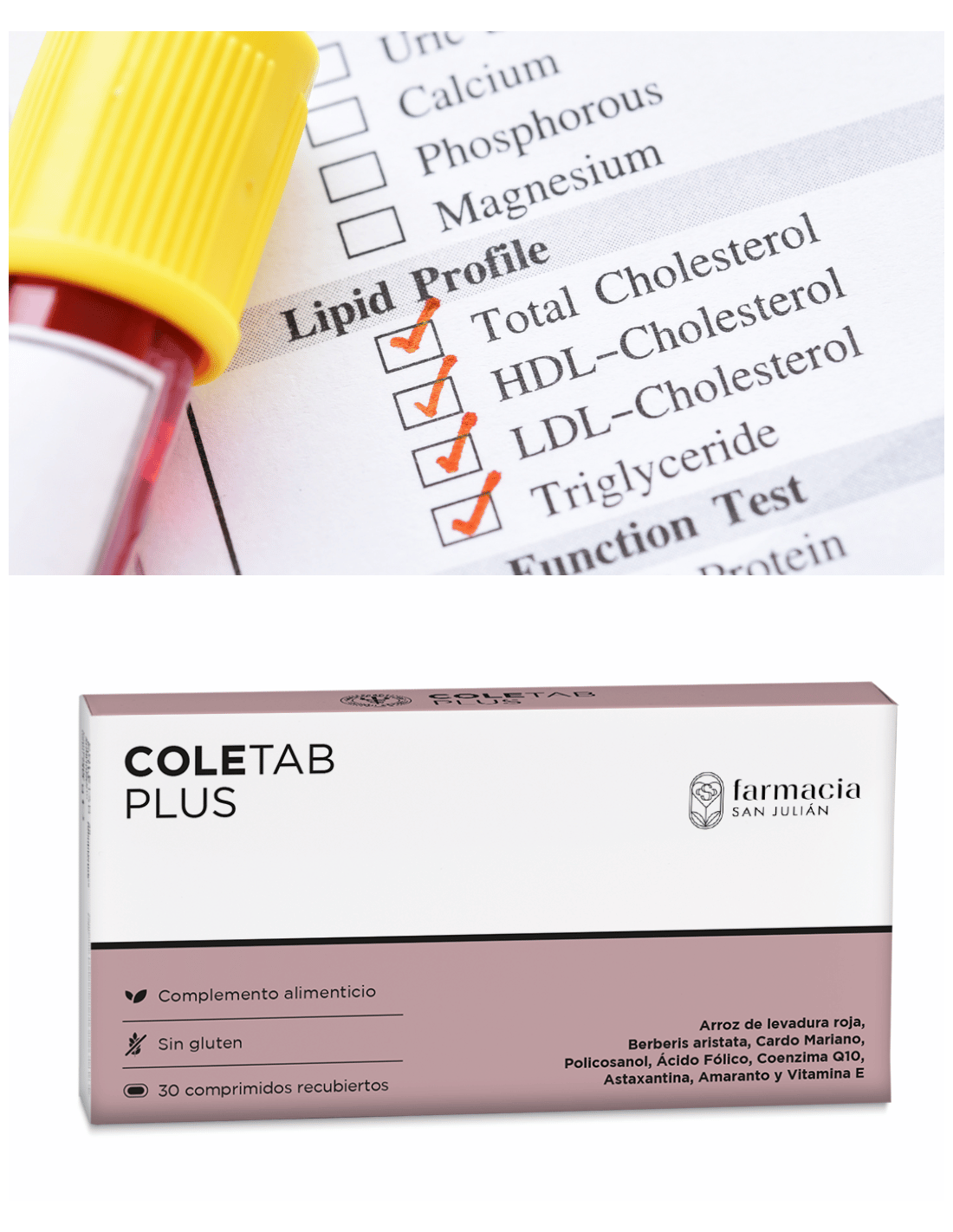 FSJ COLETAB PLUS 30 comprimidos (CONTROL...
