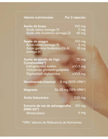GH IN-898 ANTIEDAD COMPLEMENTO ALIMENTICIO 60 cápsulas (AHORA SE LLAMA AGEDERM CERAMIDE)