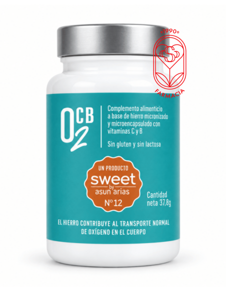 SWEET BY ASUN ARIAS O2CB (hierro, folatos, vitaminas C y B12) 30 cápsulas