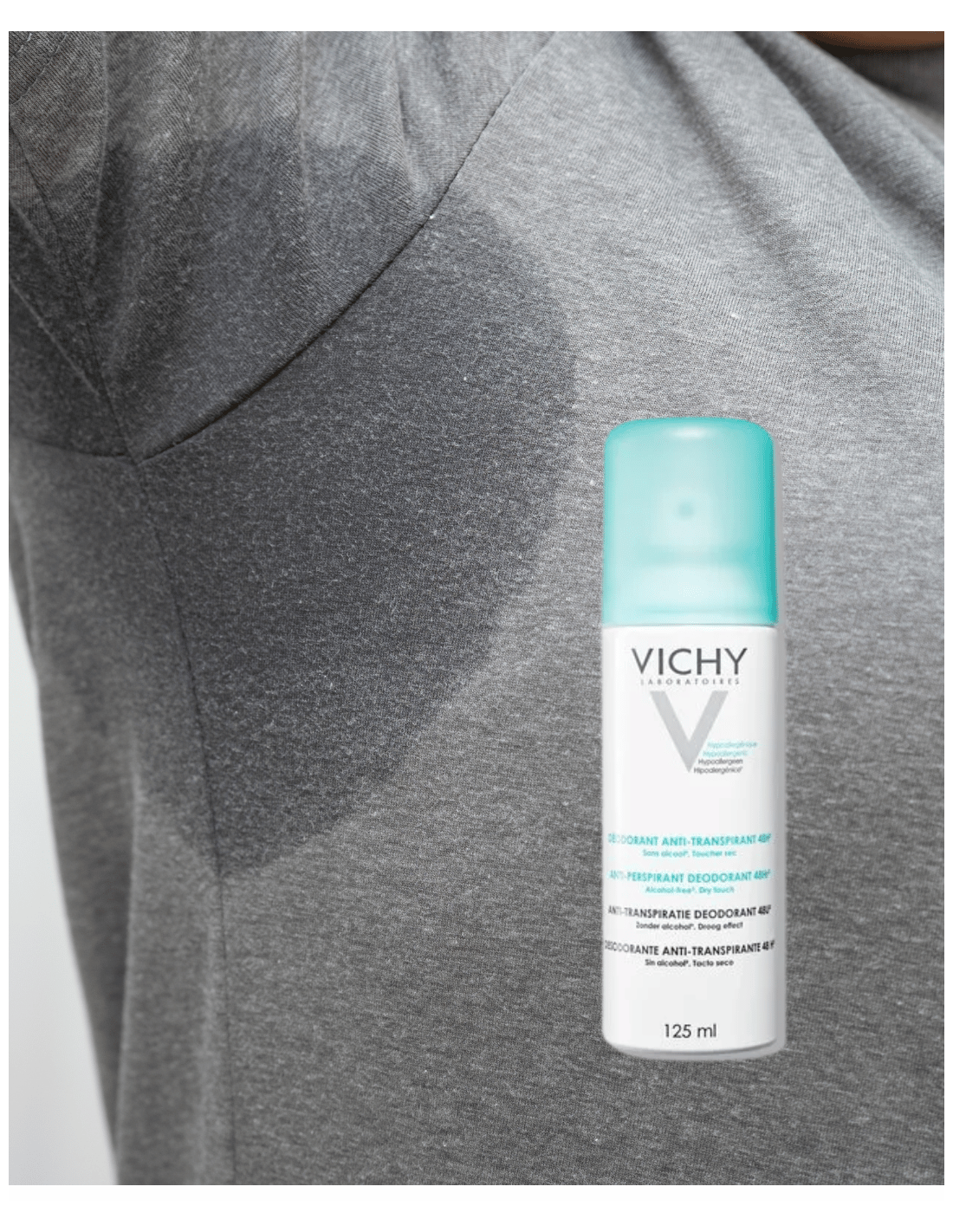 VICHY DESODORANTE ANTITRANSPIRANTE 48 HORAS AEROSOL SECO 2