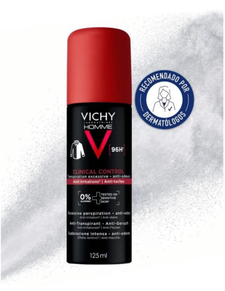 VICHY DESODORANTE ANTITRANSPIRANTE CLINICAL CONTROL 96 HORAS HOMME 100ml SPRAY