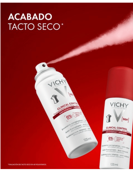 VICHY DESODORANTE ANTITRANSPIRANTE CLINICAL CONTROL 96H MUJER SPRAY 100ml