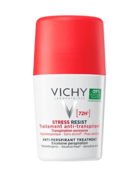VICHY STRESS RESIST TRATAMIENTO INTENSIVO ANTITRANSPIRANTE 72H  ROLL-ON 50ml