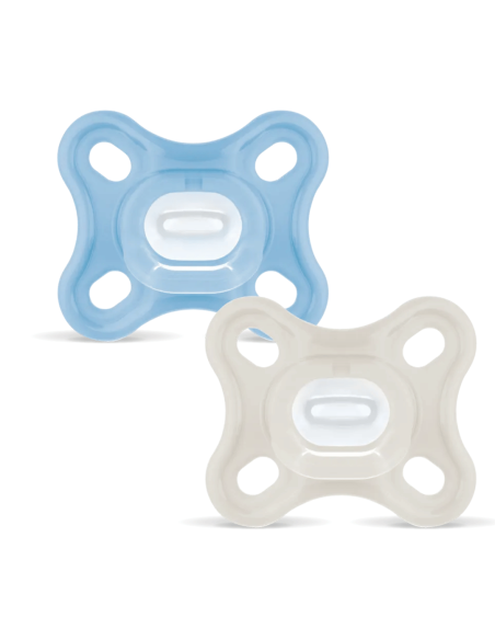 MAM CHUPETE SILICONA COMFORT AZUL 0+ M PACK DOBLE - 2 unidades