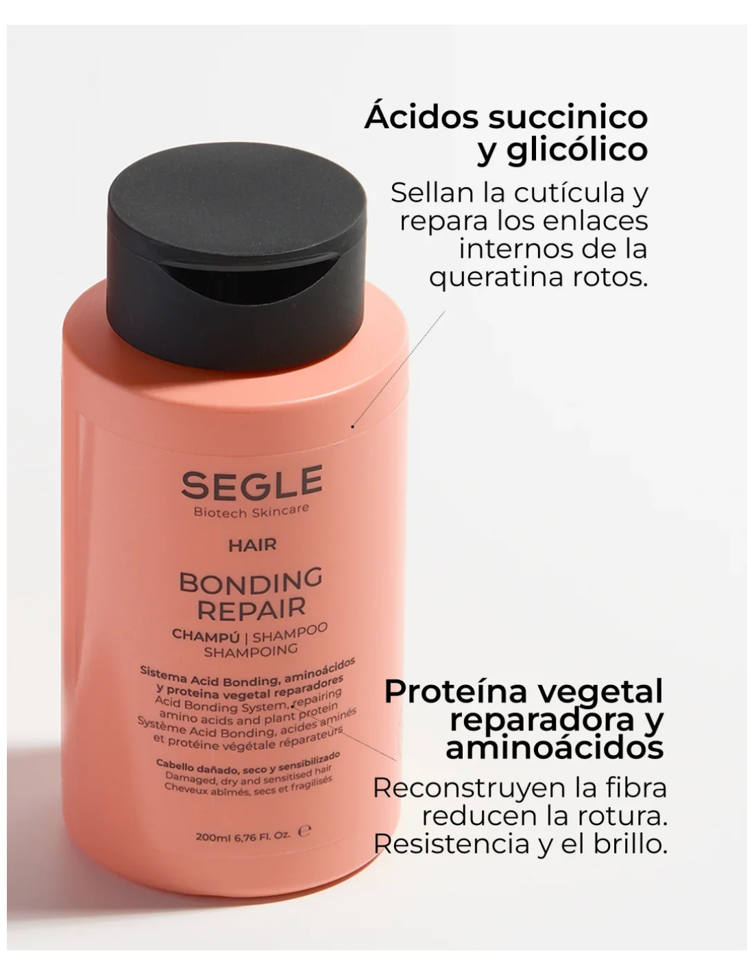 SEGLE HAIR BONDING REPAIR CHAMPÚ 200ML
