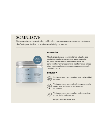 IVB SOMNILOVE 210 gramos- sabor limón